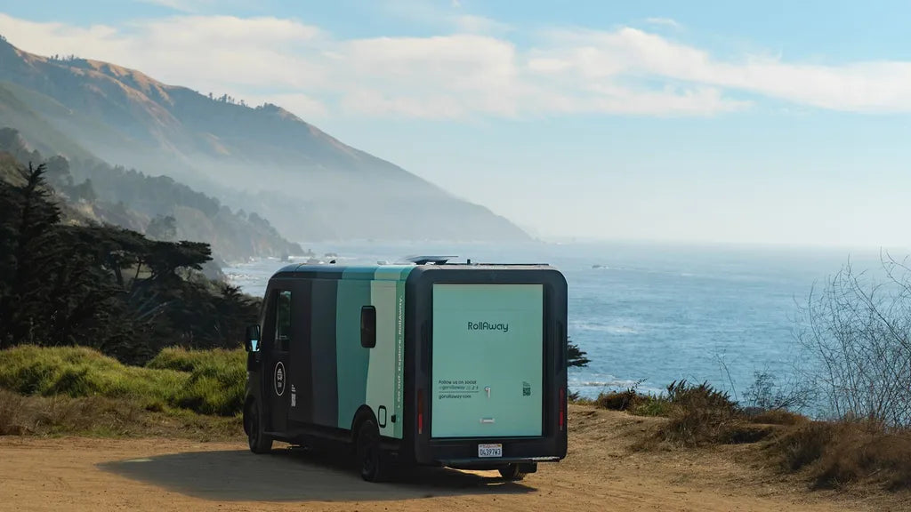 RollAway Hospitality electric RV camper van exterior