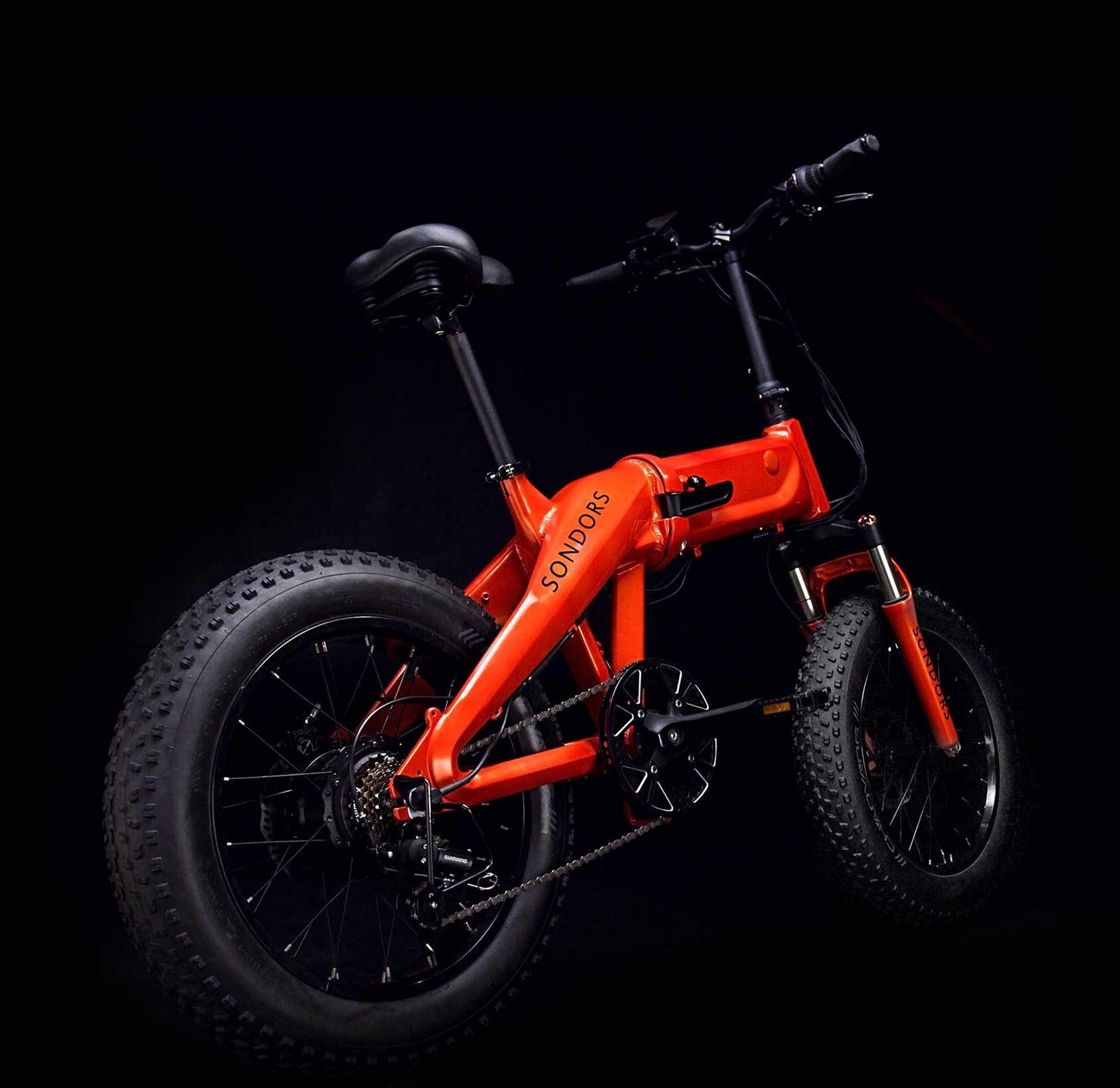 sondors electric bicycles Certified Fold X e-bike Orange Sondors Electric Bicycles SONDORS