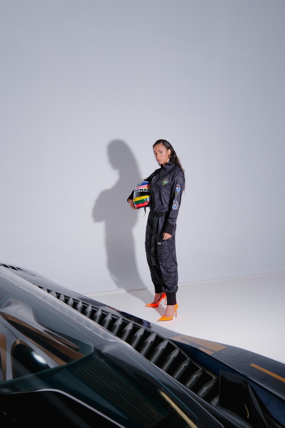 TheArsenale apparel collection for women who live in the fast lane - flysuits and racing-inspired fashion