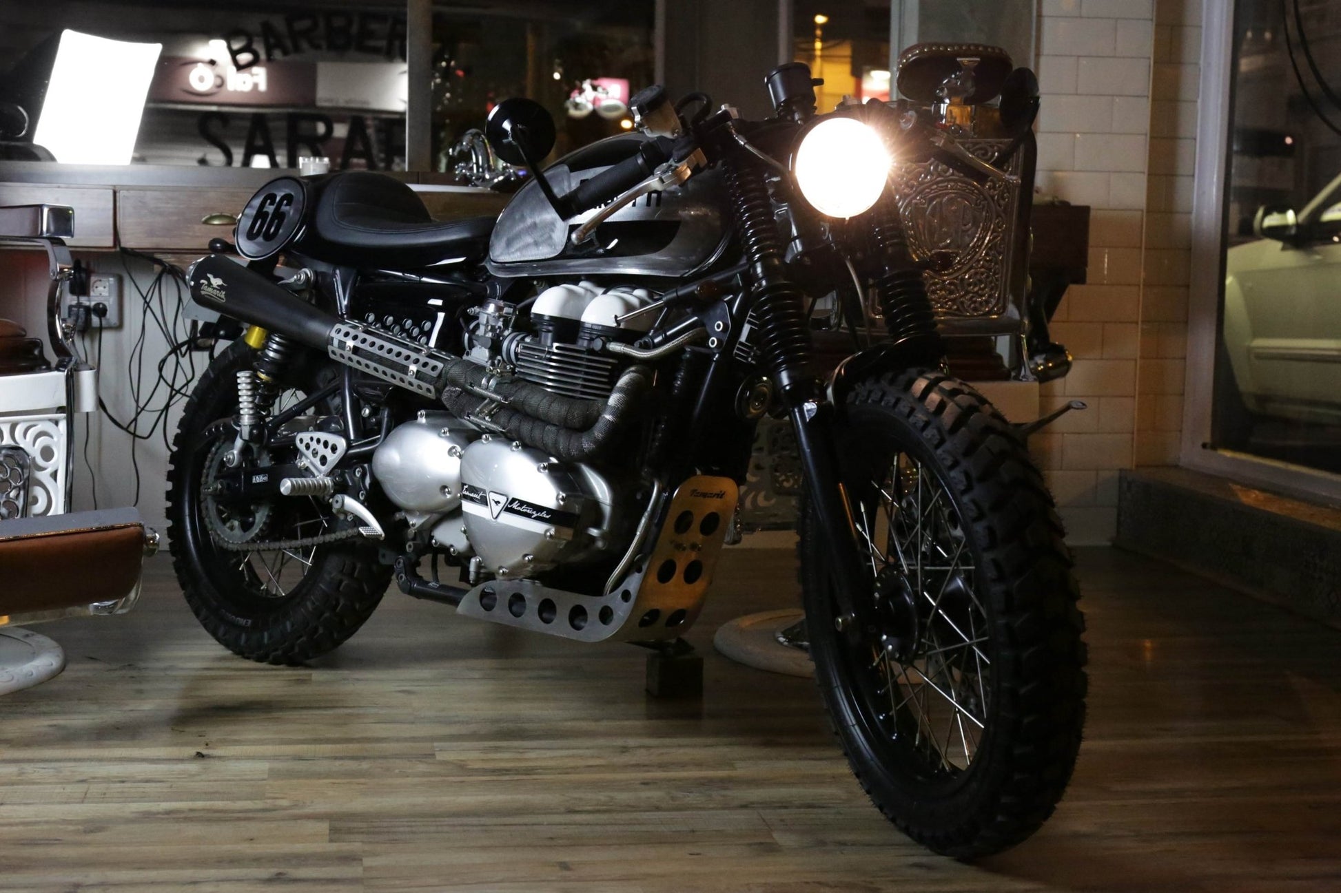 Black Moustache by Tamarit Motorcycles - TheArsenale