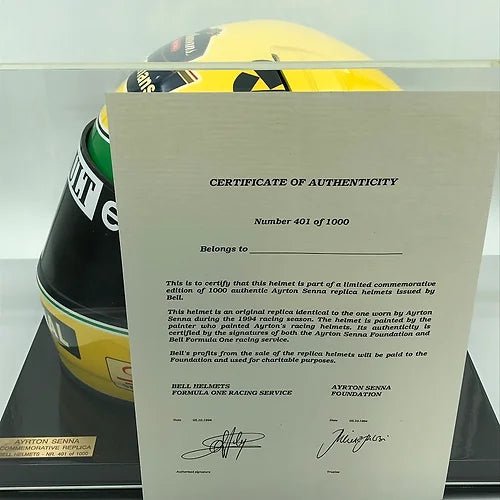 Official Bell Replica Helmet 1994 Ayrton Senna Williams - TheArsenale