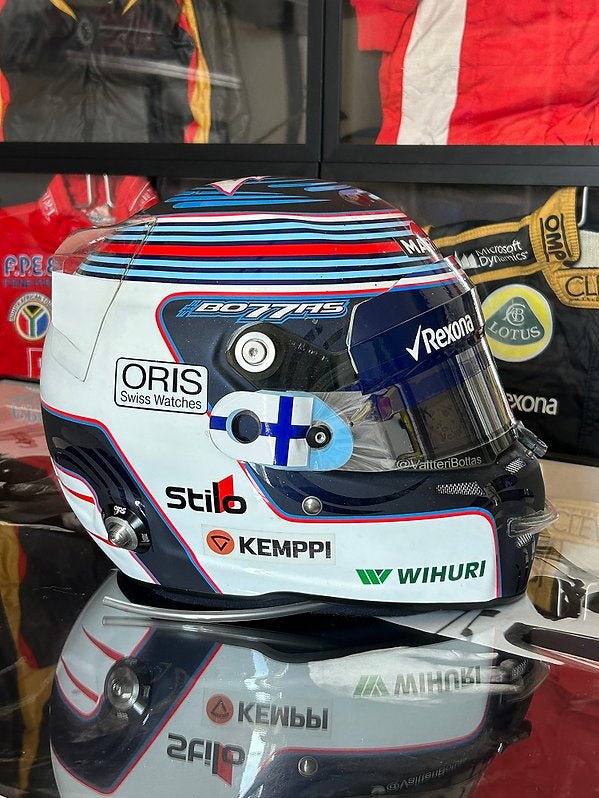 2015 motorcycle helmet Valtteri Bottas 2015-16 Williams Martini Racing Helmet