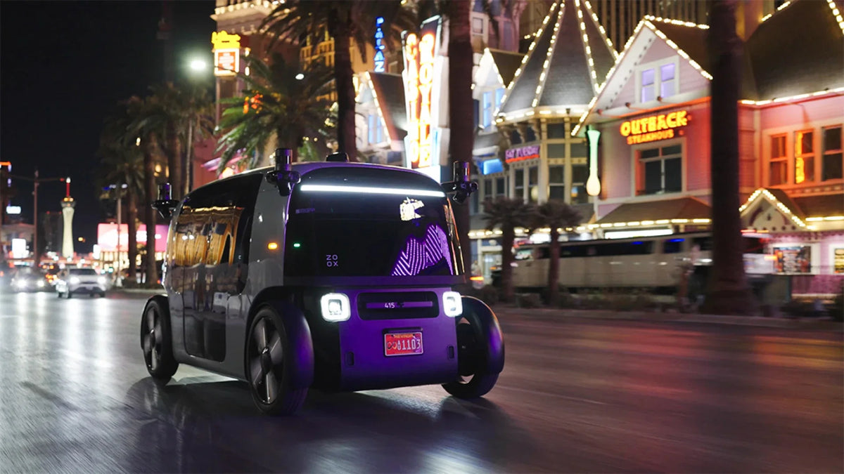 AMAZON'S ZOOX DEBUTS IN LAS VEGAS, OFFERING A GLIMPSE OF DRIVERLESS FUTURE