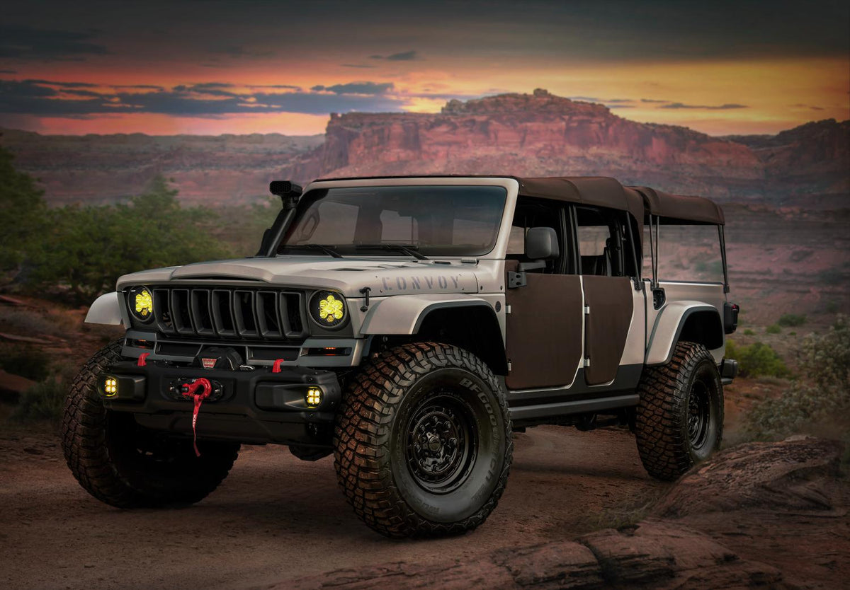 JEEP’S MILITARY-INSPIRED CONVOY CONCEPT REDEFINES RUGGED STYLE
