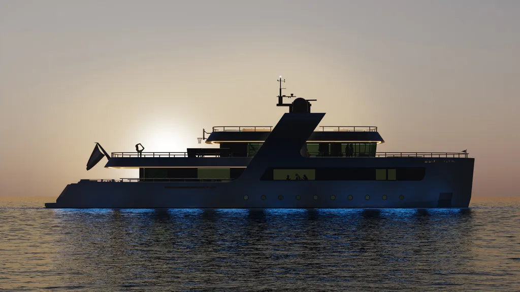 Sea Rover wellness superyacht by Dutch Design - 42.5 metre minimalist yacht