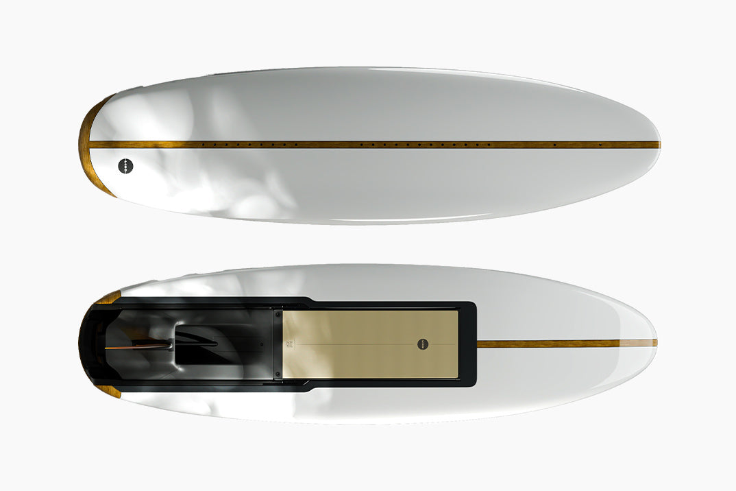 ELEGANCE MEETS TECHNOLOGY IN LIND’S WOODEN-STYLE ELECTRIC SURFBOARD