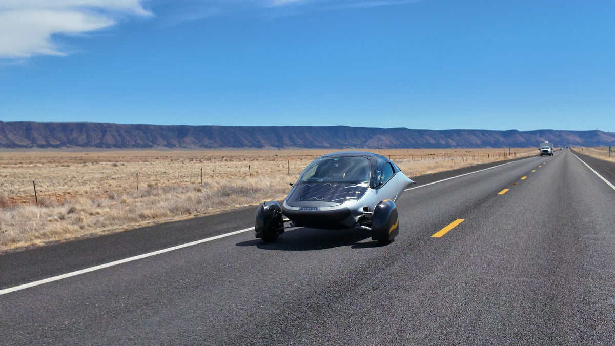 APTERA’S SOLAR-POWERED EV HITS MAJOR MILESTONE WITH ROUTE 66 TEST