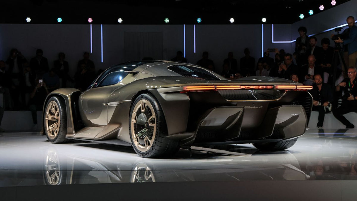 Porsche Mission X concept (2023), illustrative archival image; Mission S has not yet been fully unveiled.