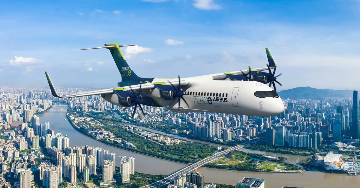 Airbus ZEROe hydrogen-powered commercial aircraft concept