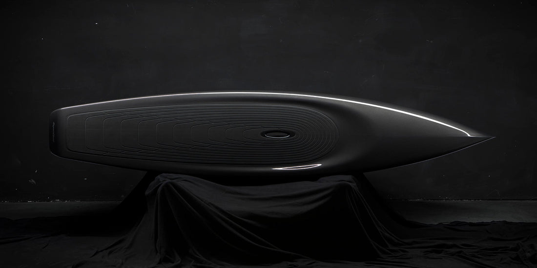 Borromeo deSilva's Super Fluid Stand Up Paddleboard is crafted of carbon fiber - TheArsenale