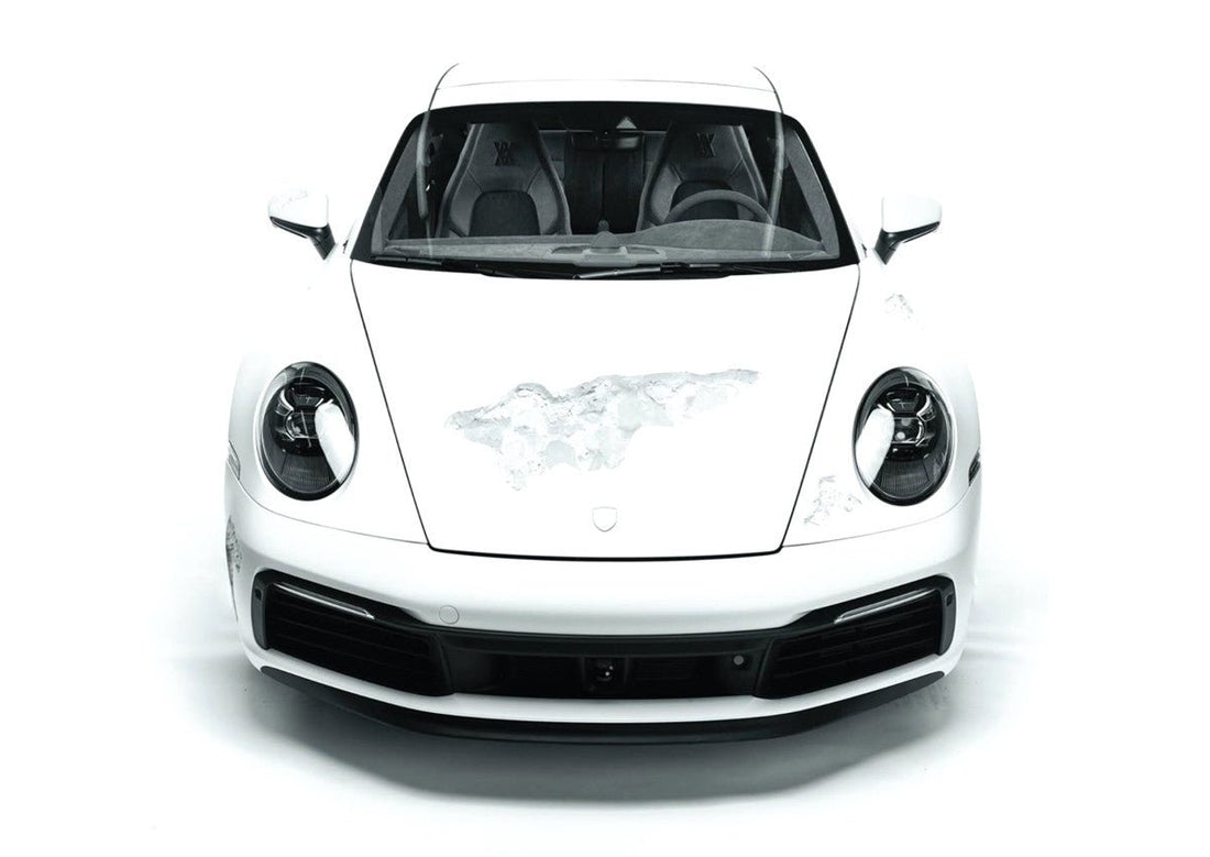 Daniel Arsham Crystal-Eroded Porsche 911 at Selfridges - TheArsenale