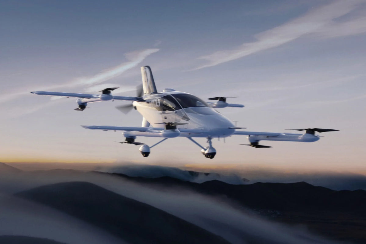 EHang VT35 eVTOL autonomous regional air taxi in flight