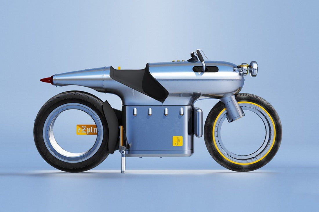 EZPIN: A RETRO-FUTURISTIC ELECTRIC MOTORCYCLE CONCEPT - TheArsenale