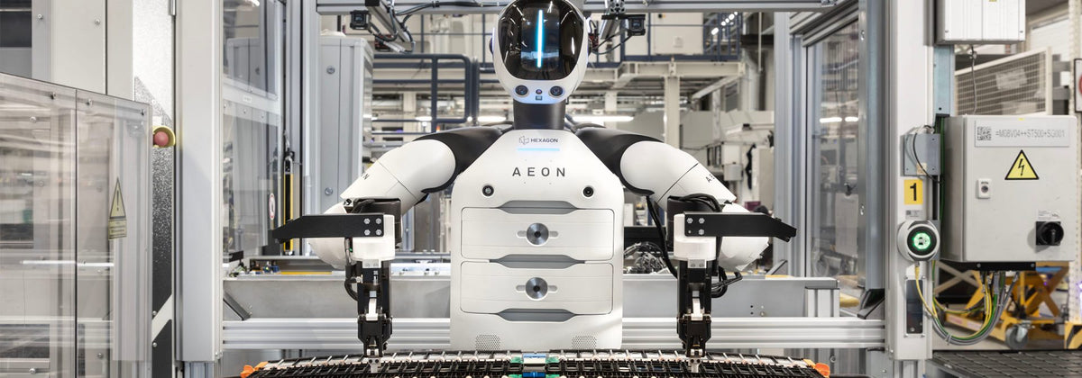 BMW AEON wheeled humanoid robot in production at Plant Leipzig