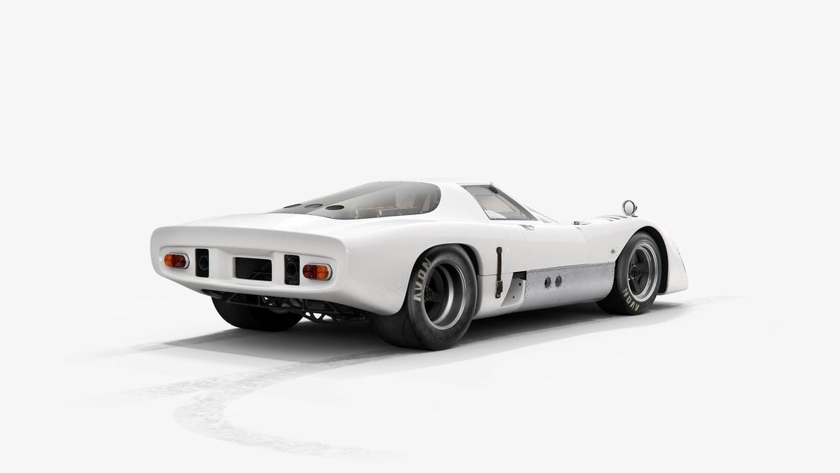 INK'S MINIMALIST TRIBUTE TO MCLAREN M6GT - TheArsenale