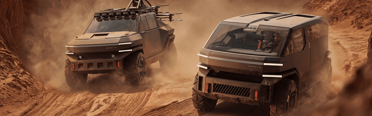 MONTX P10 and V10 concept vehicles at their 2026 global debut