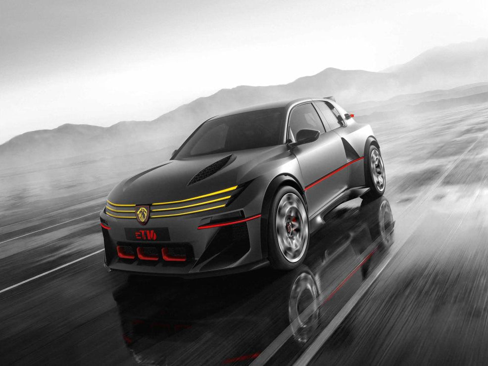Peugeot E-T16 Concept official front three-quarter view