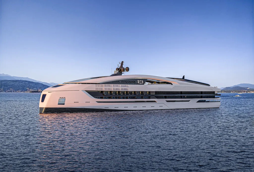 REI concept yacht by Viken Group, a 196-metre floating boutique hotel