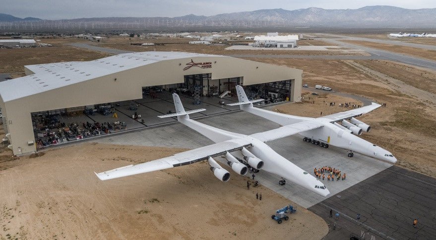 Stratolaunch, The World's Biggest Airplane Rolls Out of the California Desert - TheArsenale