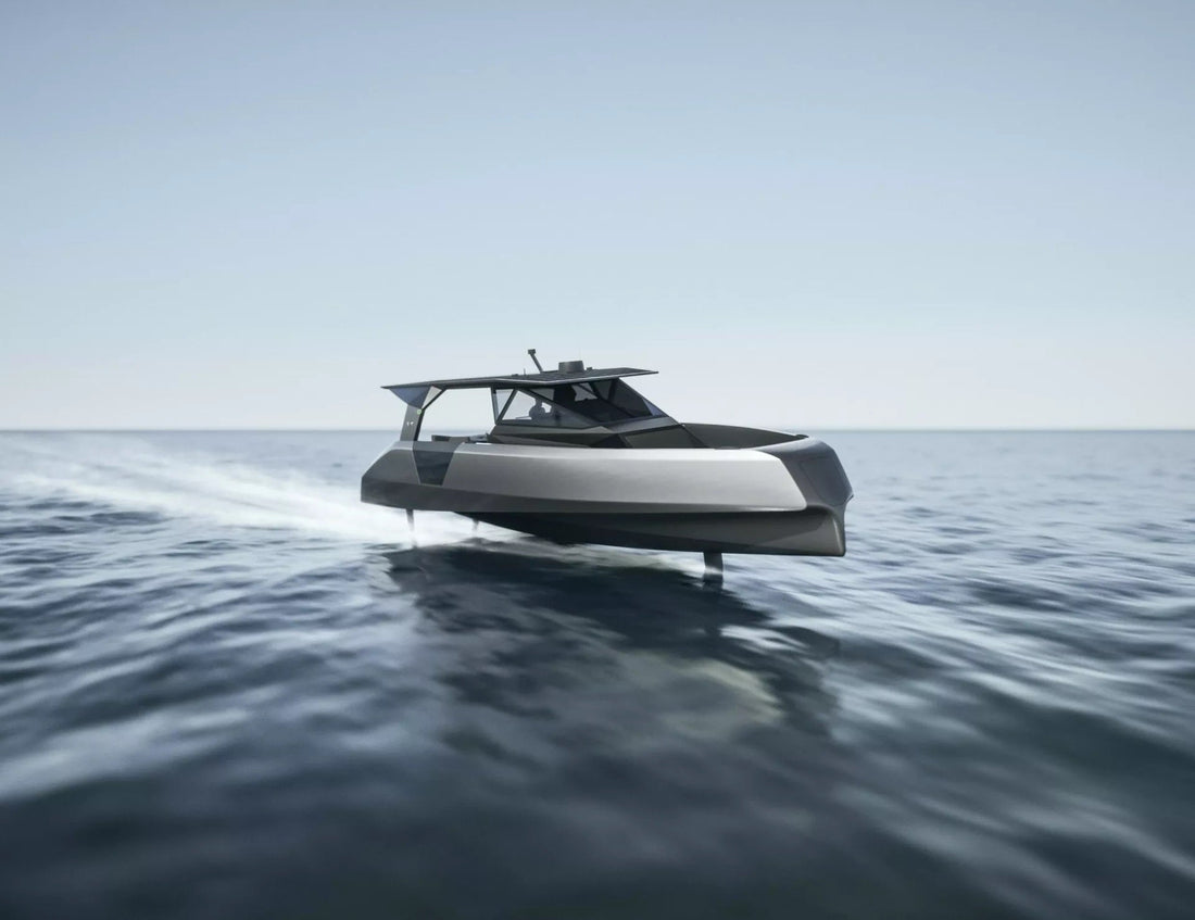 "THE OPEN" ELECTRIC FOILING YACHT BY BMW AND TYDE - TheArsenale