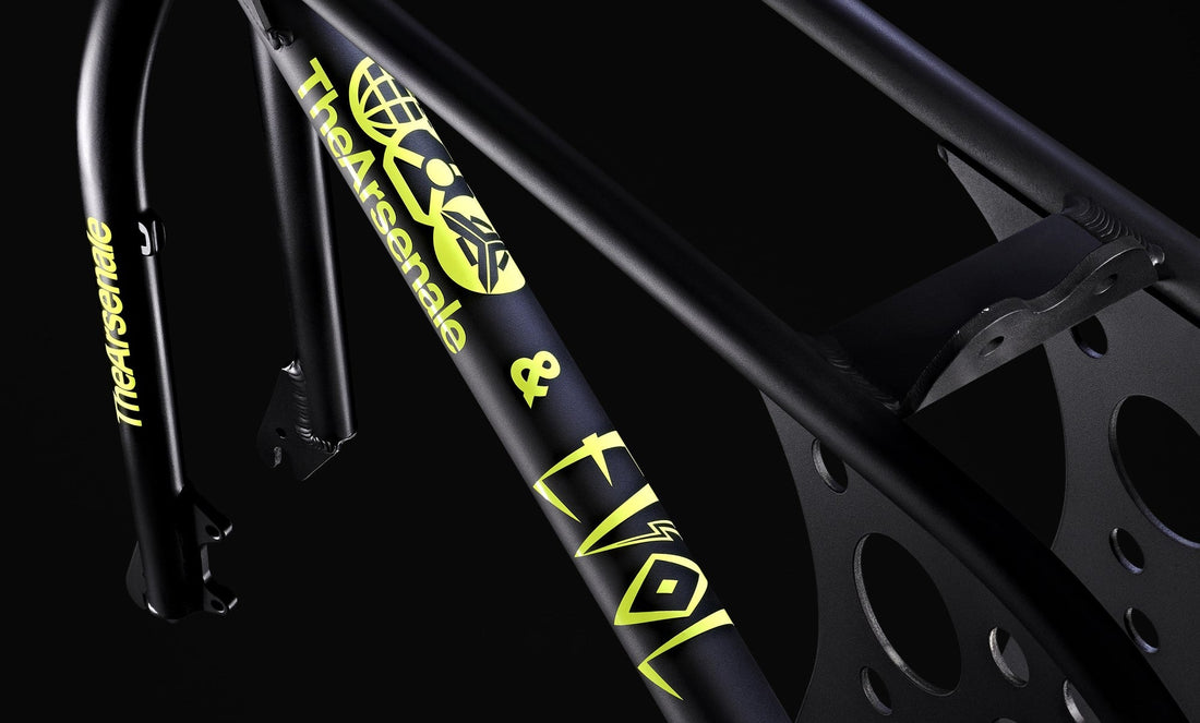 THEARSENALE TEAMS UP WITH EVOL BIKE TO CREATE A ONE-A-KIND EBMX - TheArsenale