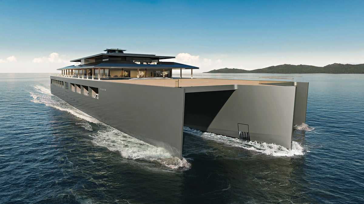 Sinot FUSION 118-metre superyacht concept with expansive exterior decks