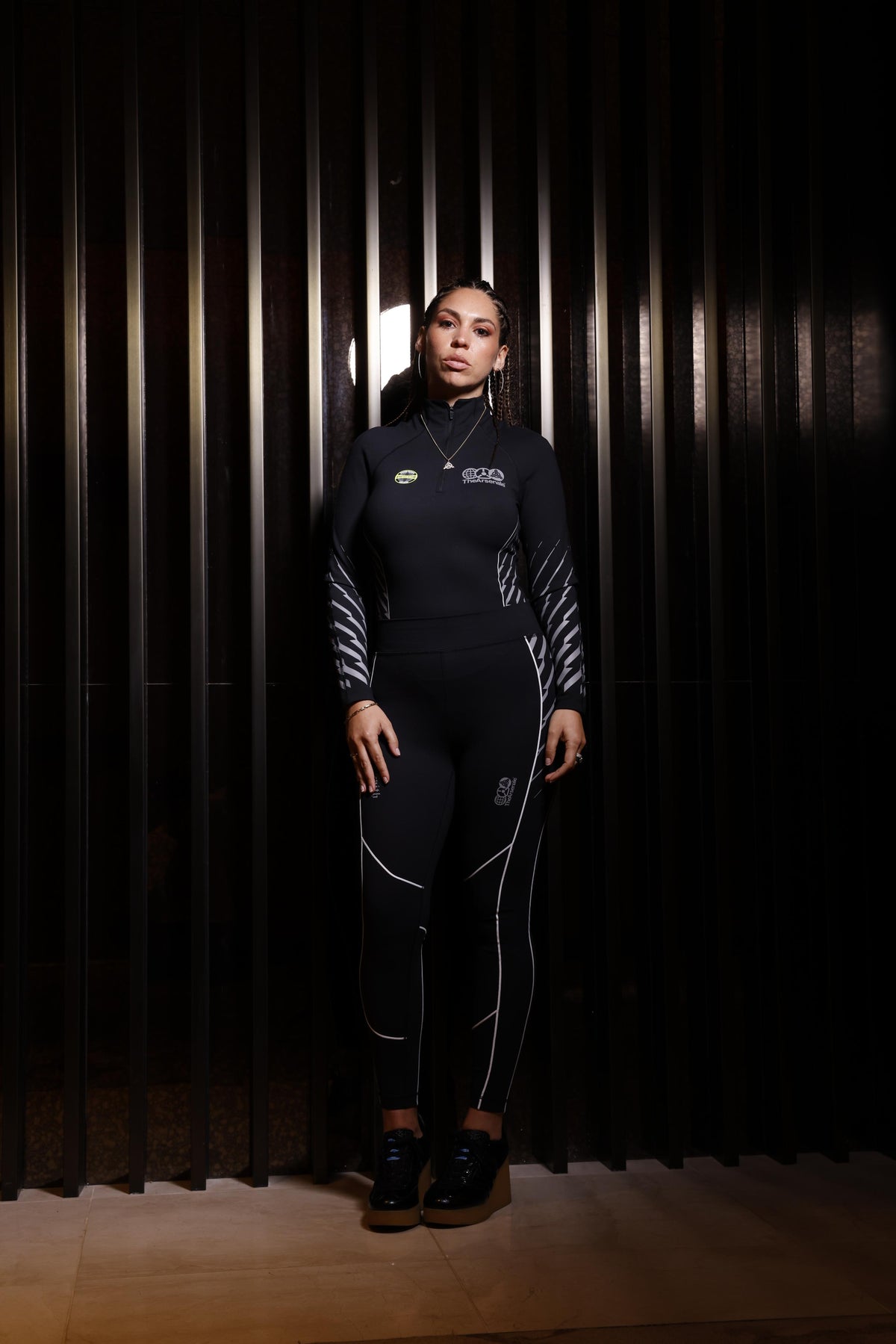 THE BLACK LEGGINGS - THEARSENALE X FAITH CONNEXION, DOHA RUNWAY PIECE