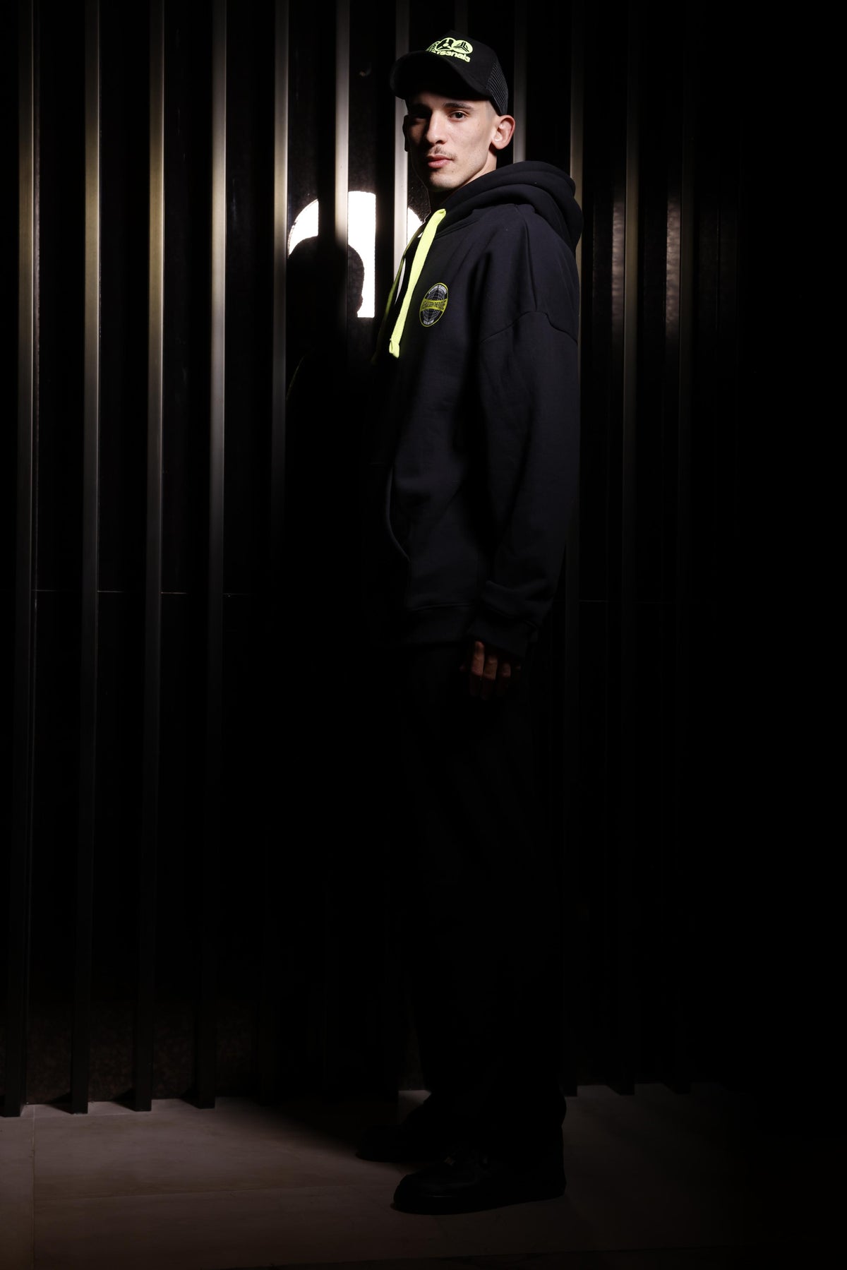 BLACK NEON HOODIE - THEARSENALE X FAITH CONNEXION, DOHA RUNWAY PIECE