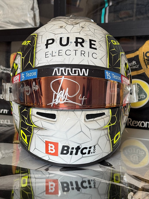 Lando Norris 2021 McLaren Signed F1 Helmet