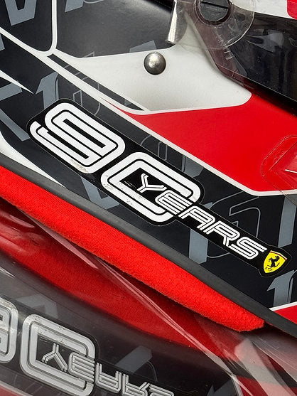 CHARLES LECLERC SCUDERIA FERRARI 2019 GERMAN GP ORIGINAL - BELL HP77 RACE HELMET