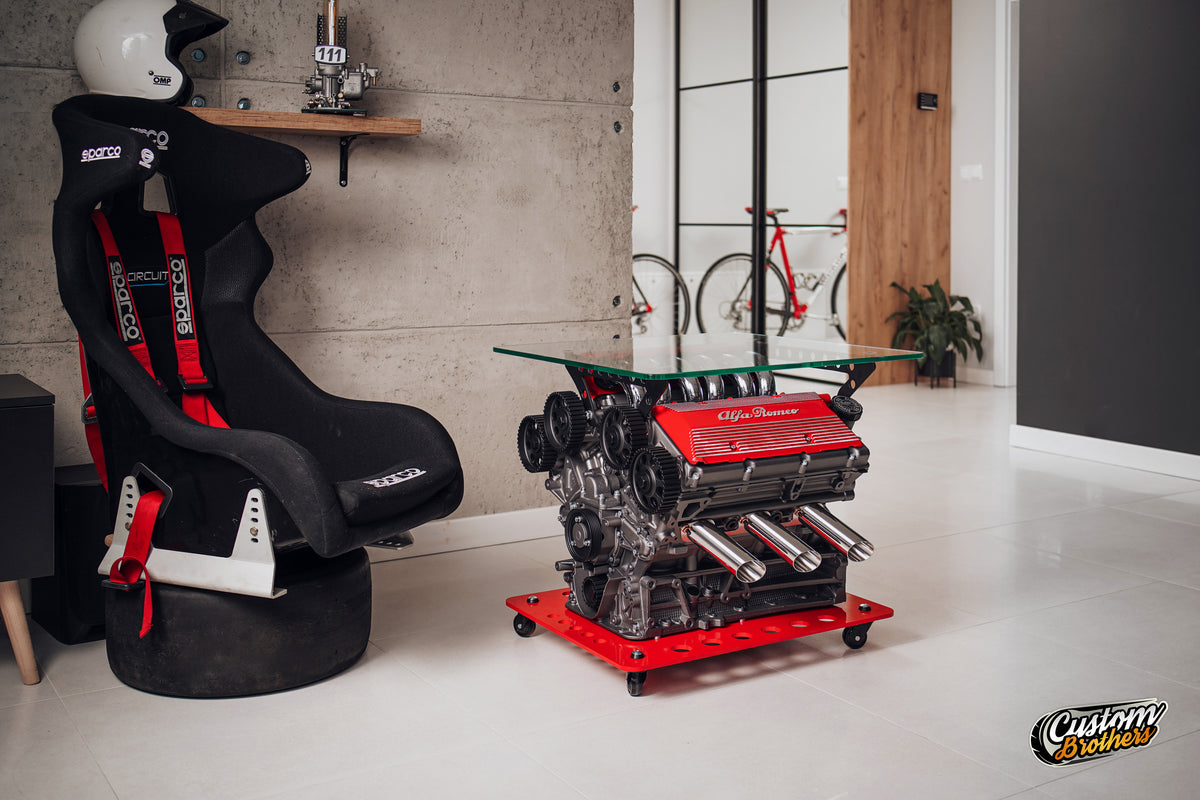 Alfa Romeo Busso V6 Coffee Table - Sculpture Of Speed