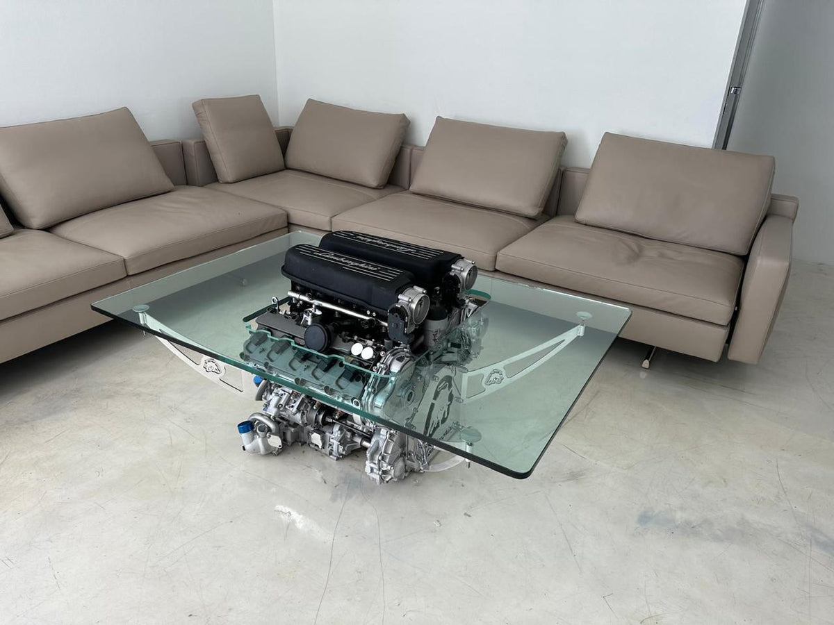 Lamborghini Huracán V10 Engine Coffee Table – Lamborghini Engine Art Table | TheArsenale