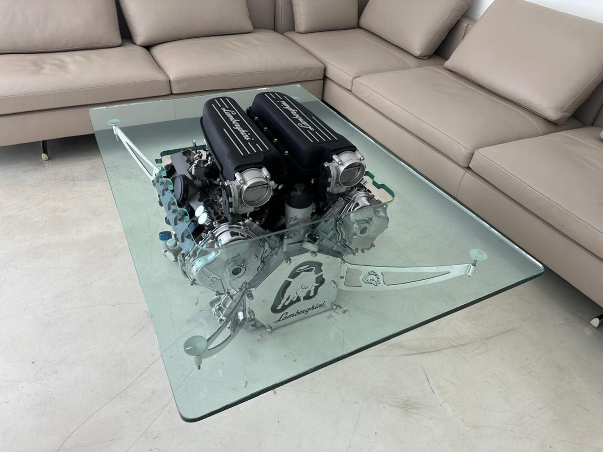 Lamborghini Huracán V10 Engine Coffee Table – Lamborghini Engine Art Table | TheArsenale