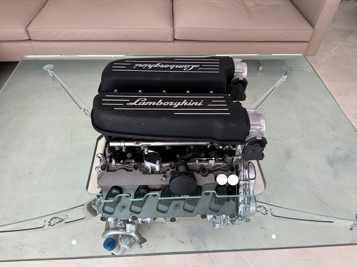 Lamborghini Huracán V10 Engine Coffee Table – Lamborghini Engine Art Table | TheArsenale