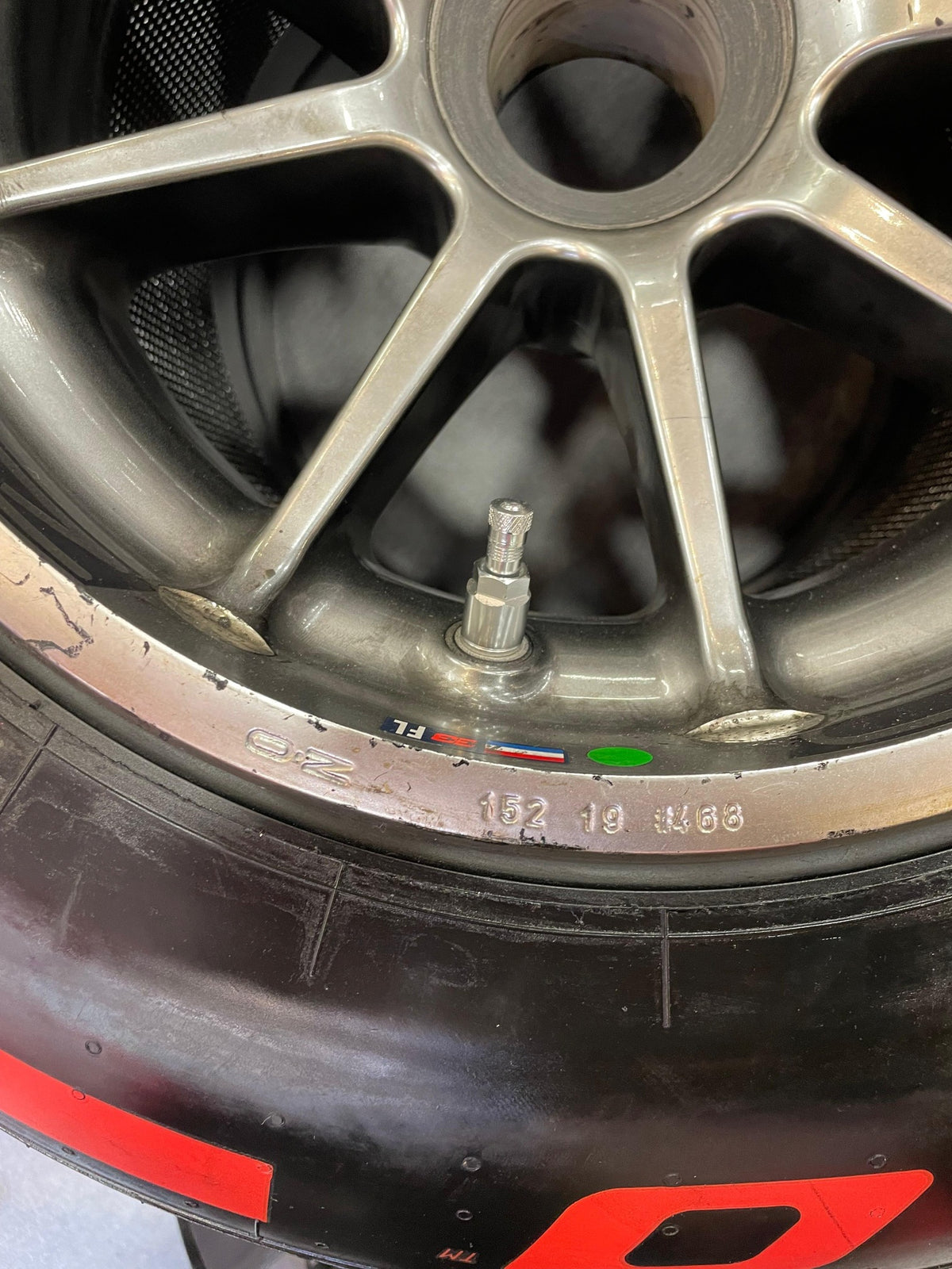 2021  RED BULL RACING FRONT LEFT F1 WHEEL USED BY MAX VERSTAPPEN (SOFT)