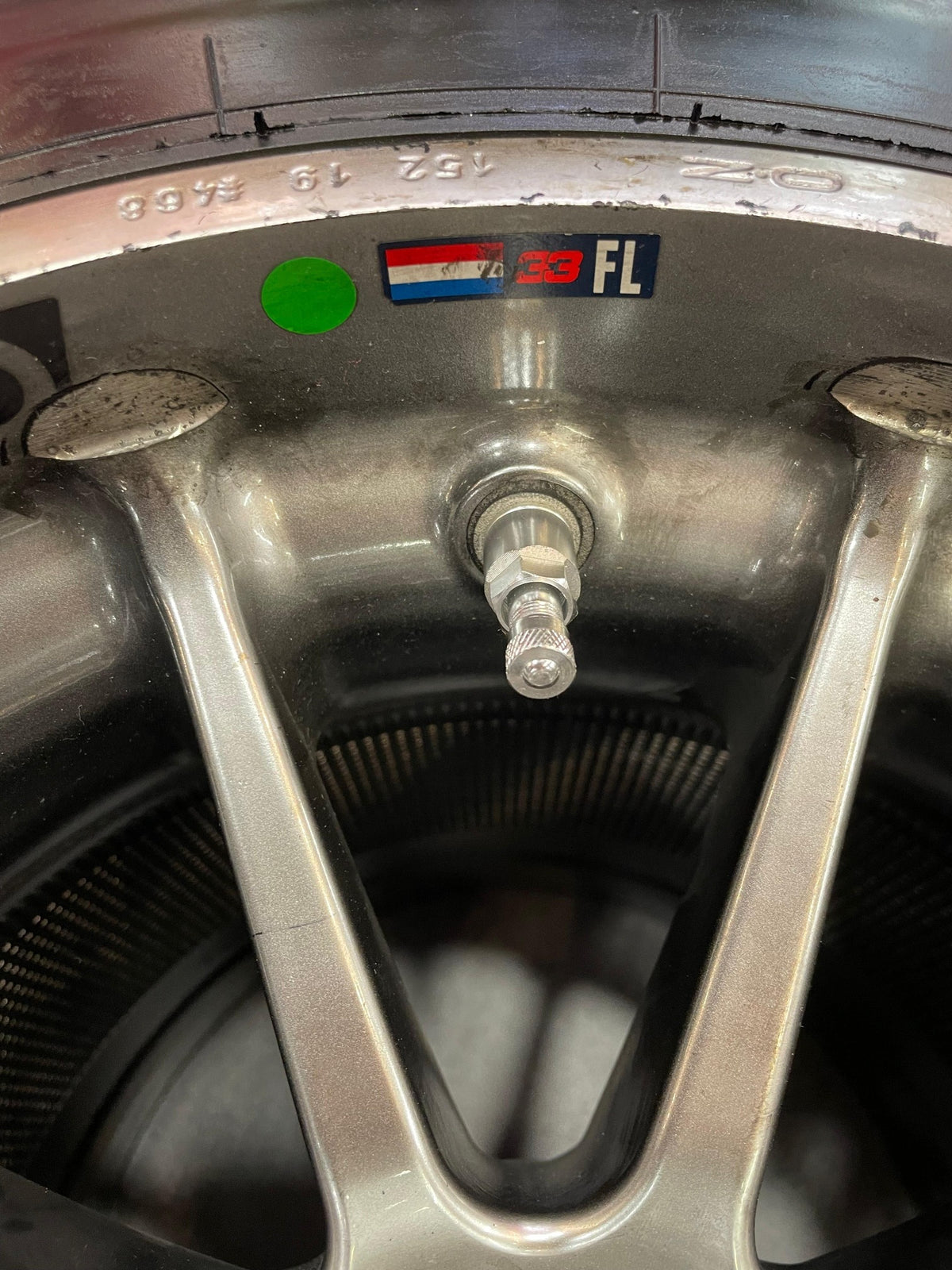 2021  RED BULL RACING FRONT LEFT F1 WHEEL USED BY MAX VERSTAPPEN (SOFT)