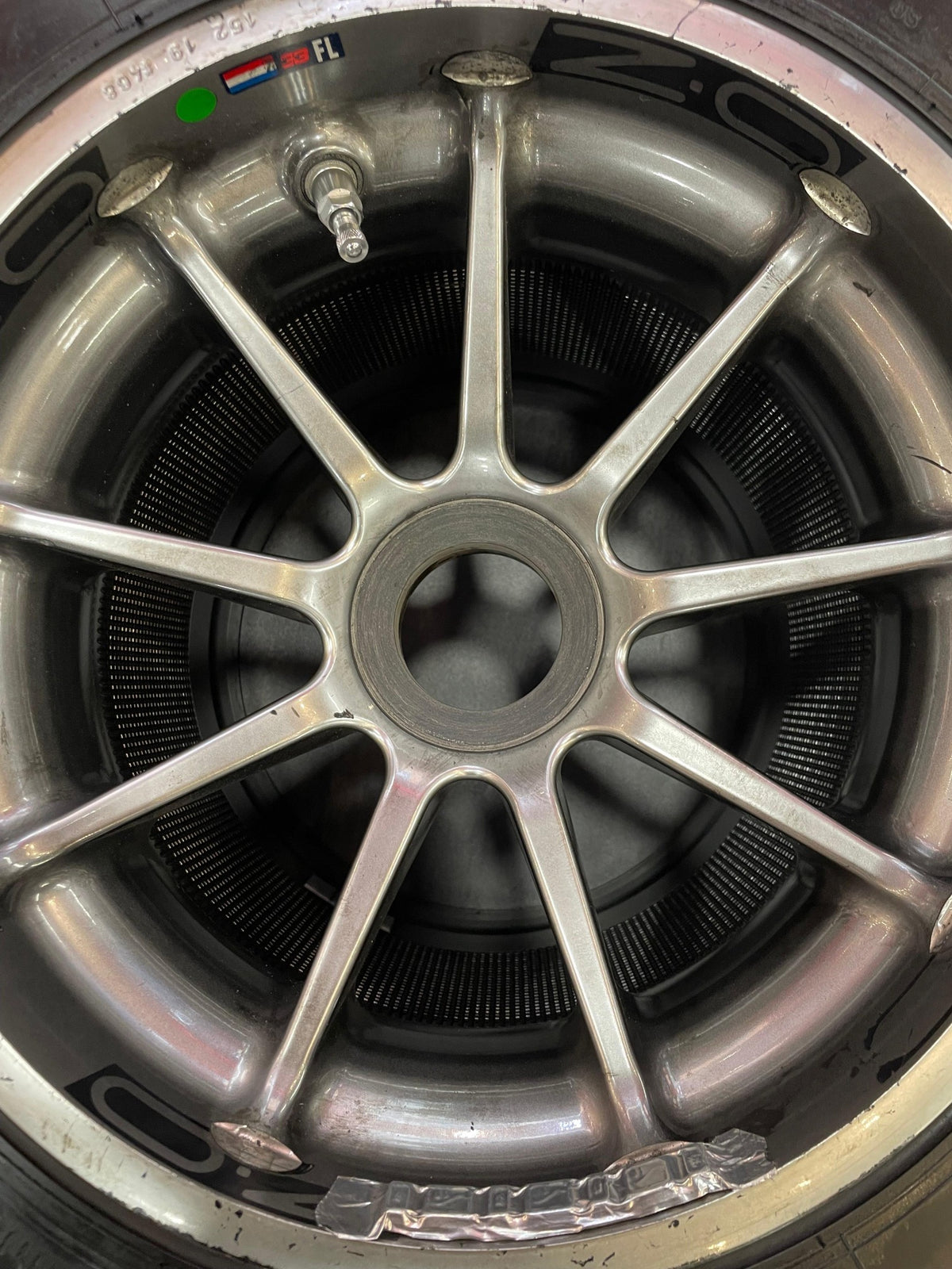 2021  RED BULL RACING FRONT LEFT F1 WHEEL USED BY MAX VERSTAPPEN (SOFT)