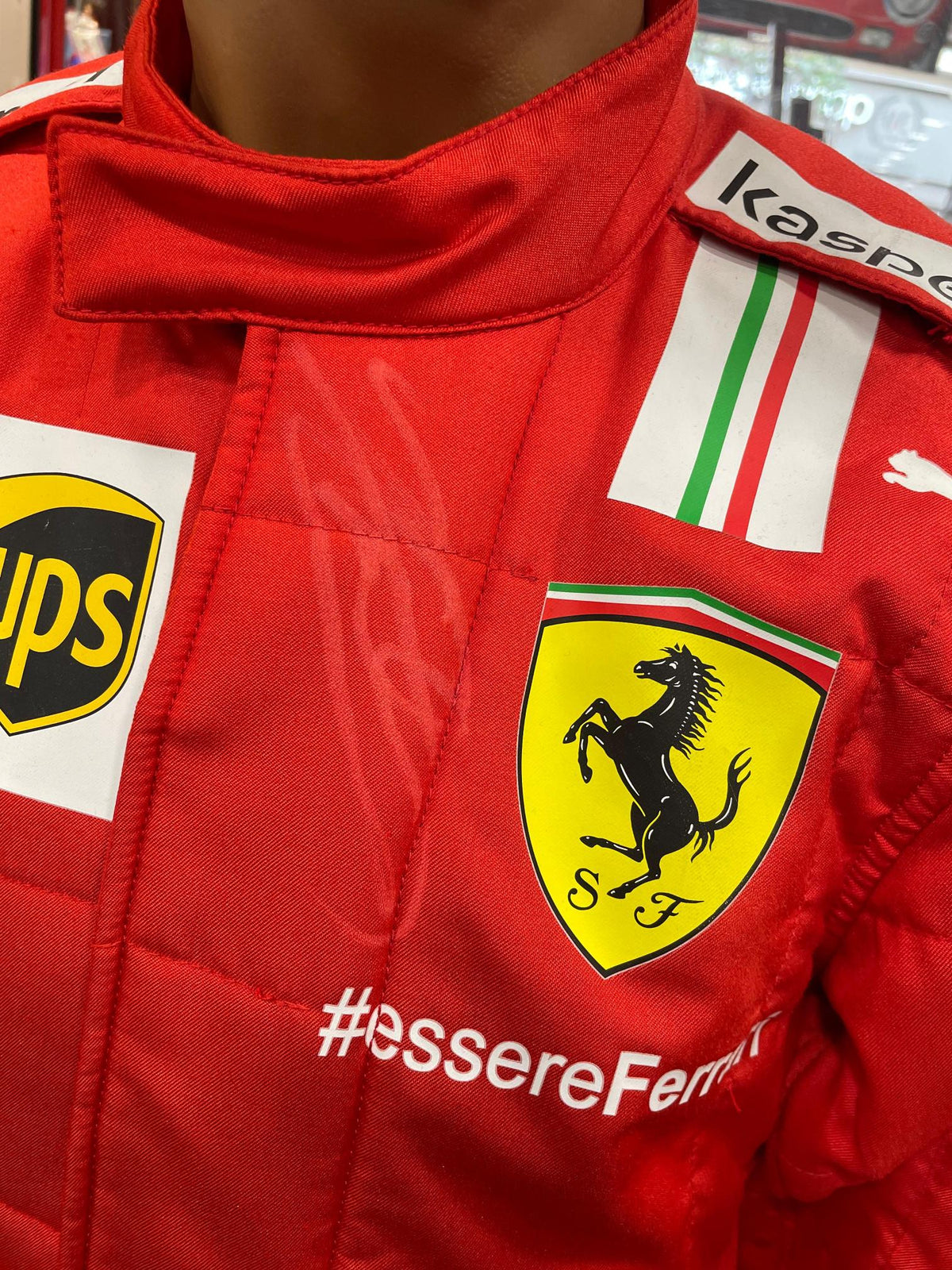 CHARLES LECLERC'S 2021 FERRARI RACE SUIT