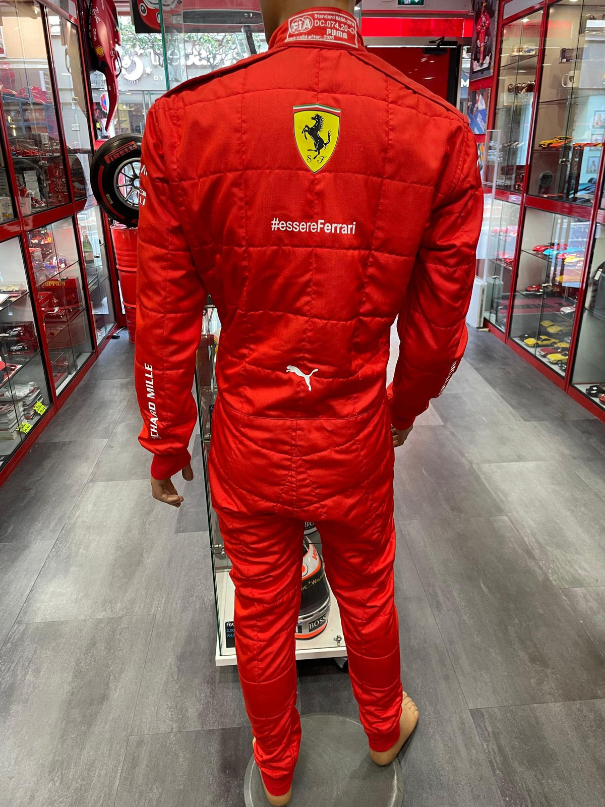 CHARLES LECLERC'S 2021 FERRARI RACE SUIT