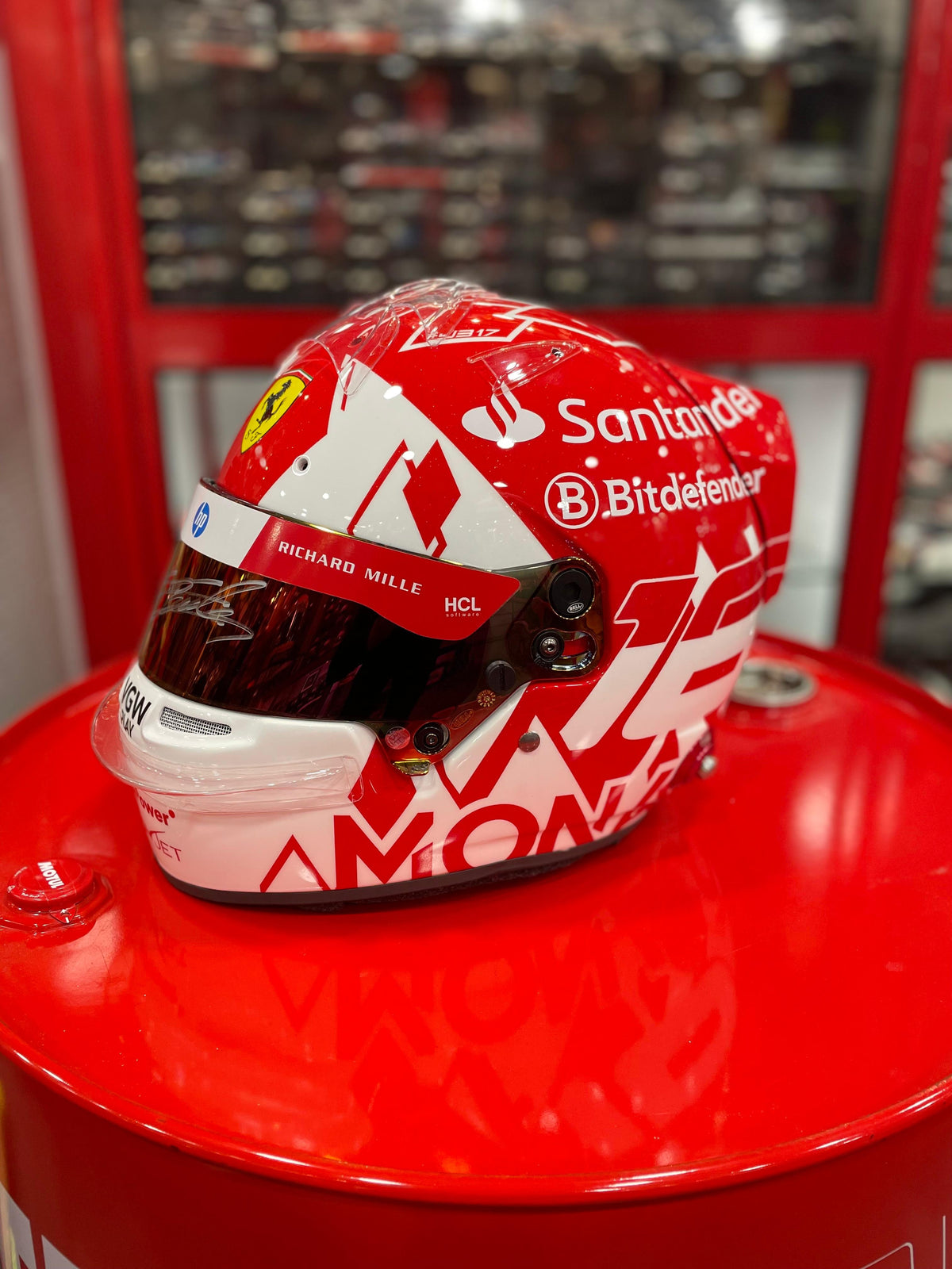 SIGNED CHARLES LECLERC RS7 REPLICA HELMET 2024 WINNER MONACO GP