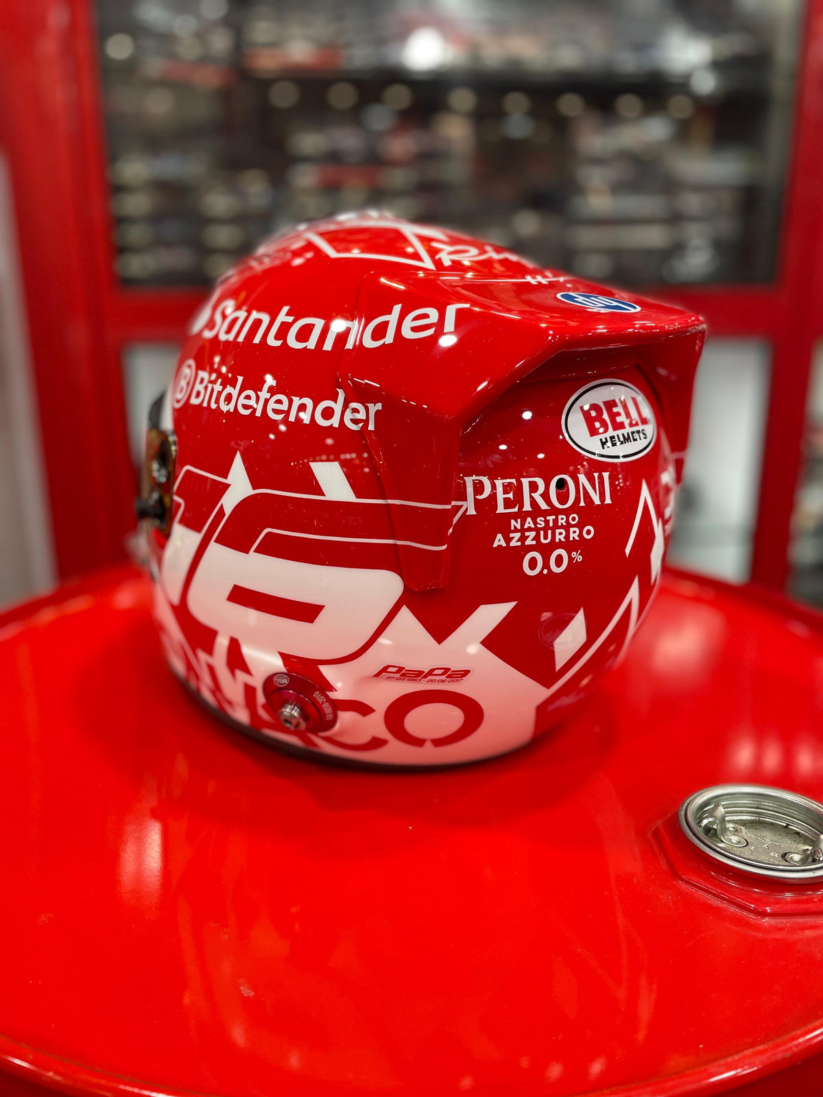 SIGNED CHARLES LECLERC RS7 REPLICA HELMET 2024 WINNER MONACO GP