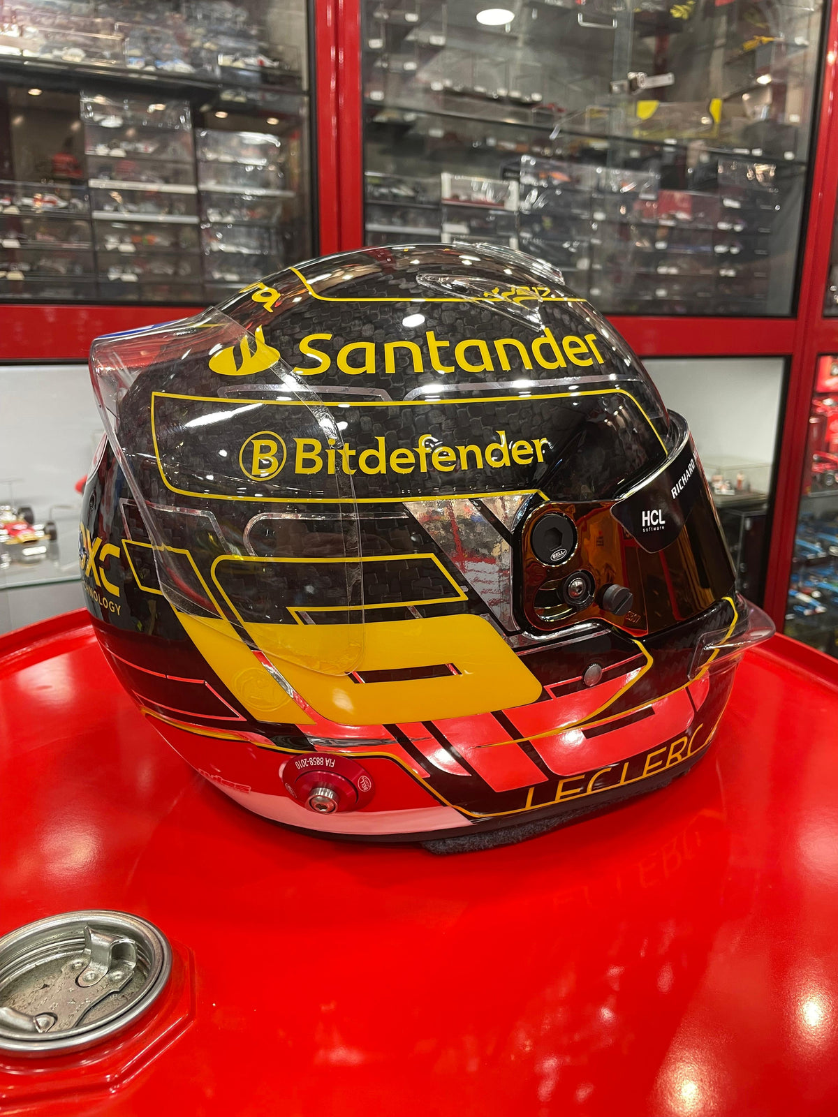 SIGNED CHARLES LECLERC RS7 REPLICA HELMET 2024 WINNER MONZA GP
