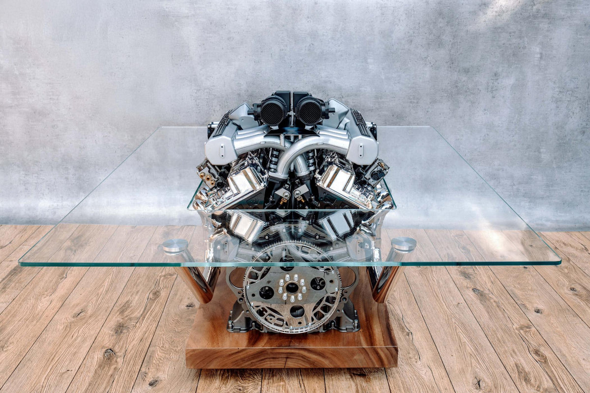 Rolls-Royce Phantom V12 Engine Coffee Table – Rolls-Royce Engine Art Table | TheArsenale