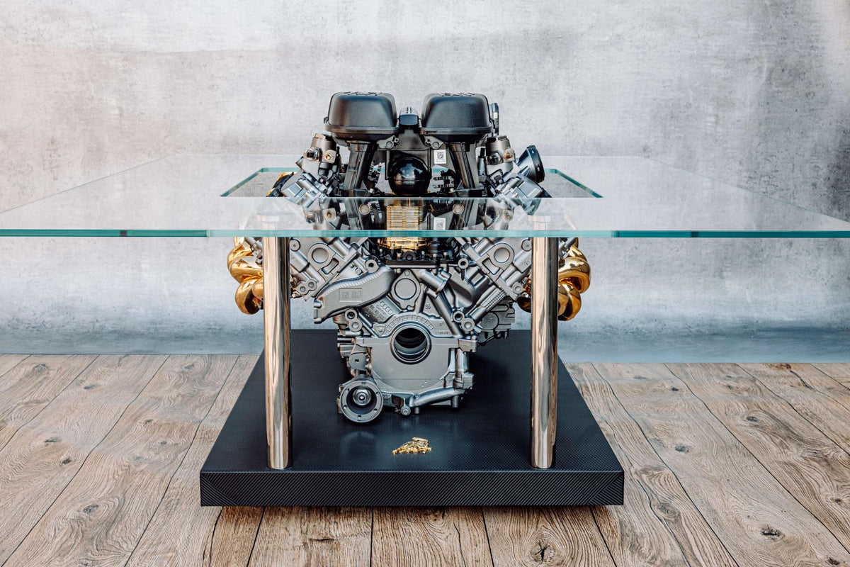 Lamborghini Huracán V10 Engine Coffee Table – Lamborghini Engine Art Table | TheArsenale