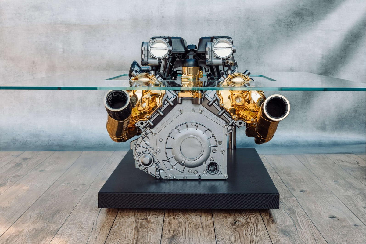 Lamborghini Huracán V10 Engine Coffee Table – Lamborghini Engine Art Table | TheArsenale