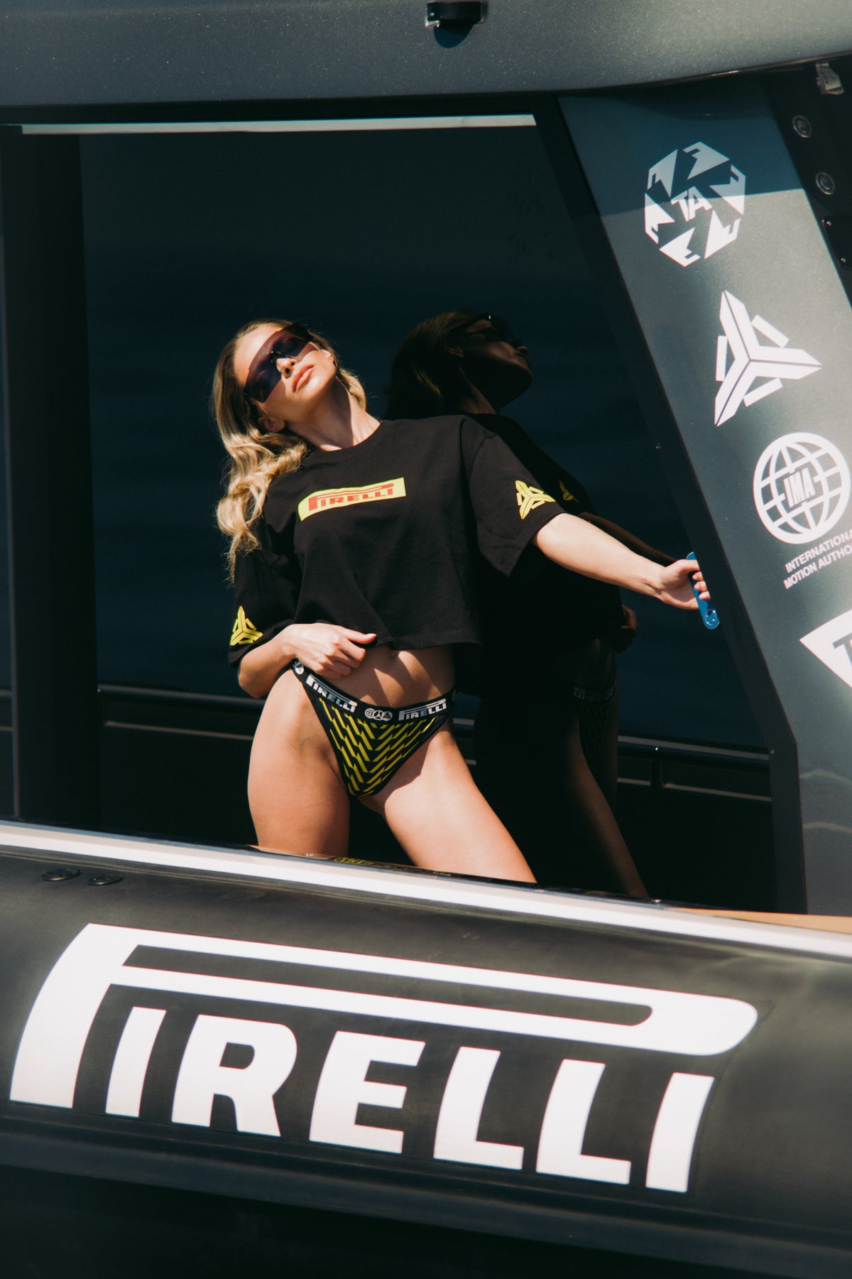 TheArsenale × Pirelli Crop Performance Tee