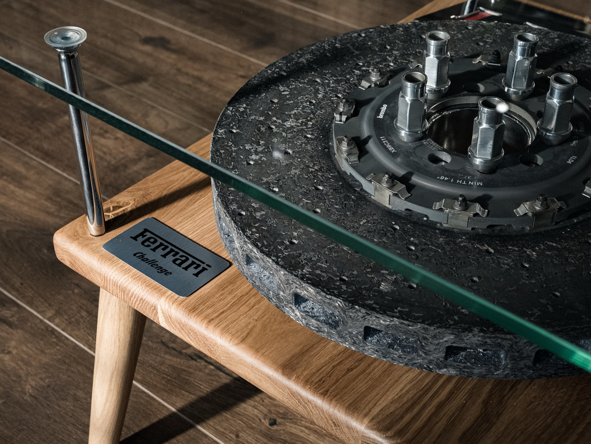Ferrari Challenge Brake Disc Table