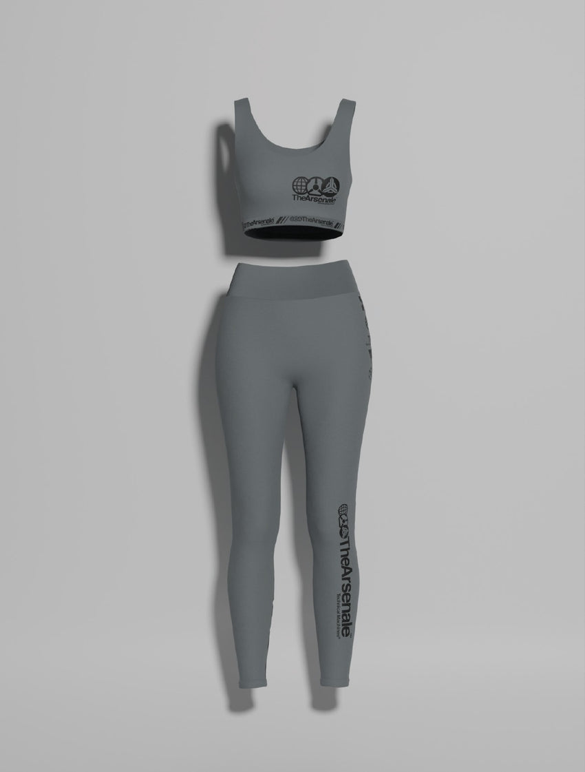TECHNICAL MACHINES YOGA SET GREY BLACK