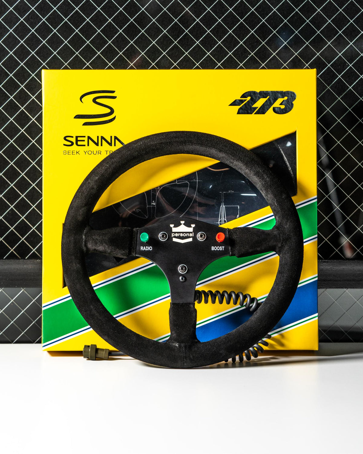 1988 McLAREN MP4/4 STEERING WHEEL RE-CREATION