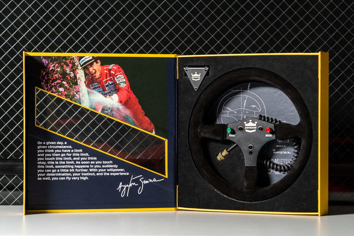 1988 McLAREN MP4/4 STEERING WHEEL RE-CREATION